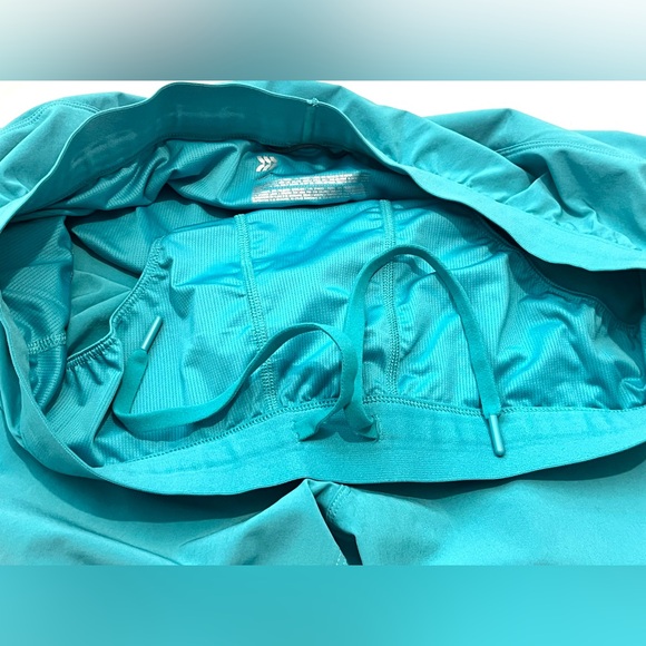 All In Motion Teal Women's Running Shorts with Zipper Pocket & Drawstrings Sz XL - Picture 12 of 16